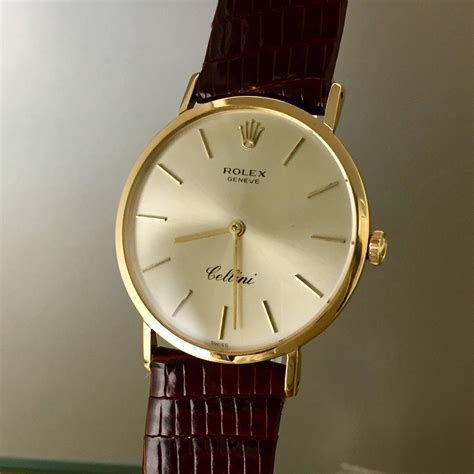 rolex cellini full gold|Rolex cellini gold price.